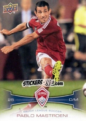 Cromo Pablo Mastroeni - Mls 2012 - Upper Deck