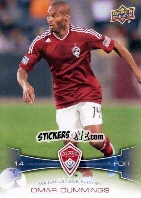 Cromo Omar Cummings - Mls 2012 - Upper Deck