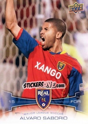 Sticker Alvaro Saborio - Mls 2012 - Upper Deck