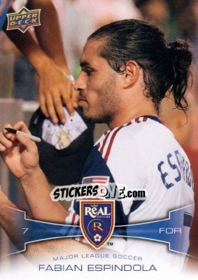 Sticker Fabian Espindola - Mls 2012 - Upper Deck