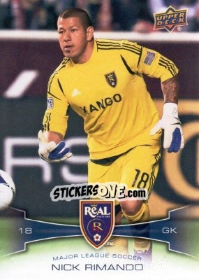 Sticker Nick Rimando - Mls 2012 - Upper Deck