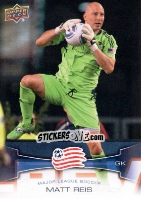 Sticker Matt Reis - Mls 2012 - Upper Deck