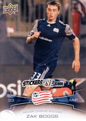 Sticker Zak Boggs - Mls 2012 - Upper Deck