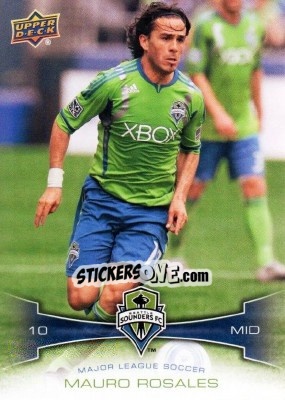 Sticker Mauro Rosales - Mls 2012 - Upper Deck