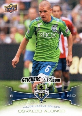 Cromo Osvaldo Alonso - Mls 2012 - Upper Deck