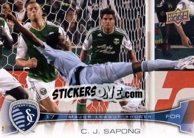 Sticker C.J. Sapong - Mls 2012 - Upper Deck