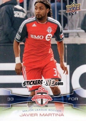 Sticker Javier Martina - Mls 2012 - Upper Deck