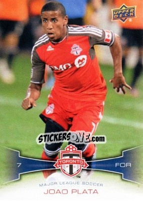 Sticker Joao Plata - Mls 2012 - Upper Deck