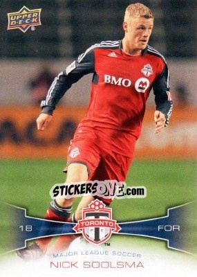 Sticker Nick Soolsma - Mls 2012 - Upper Deck