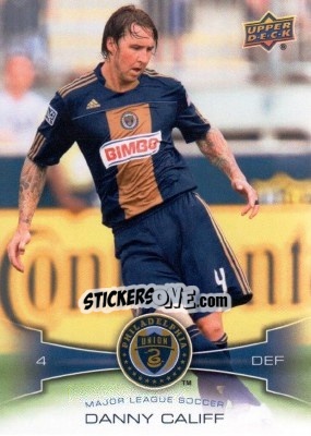 Cromo Danny Califf - Mls 2012 - Upper Deck