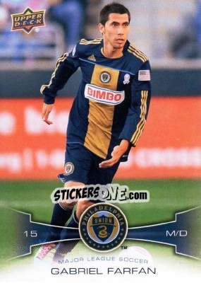 Sticker Gabriel Farfan - Mls 2012 - Upper Deck