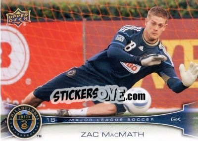 Cromo Zac MacMath - Mls 2012 - Upper Deck