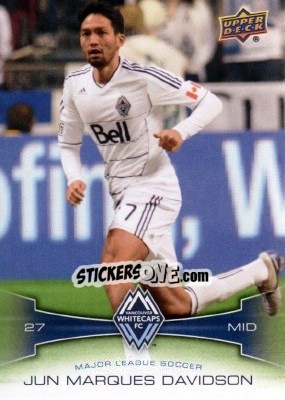 Sticker Jun Marques Davidson - Mls 2012 - Upper Deck