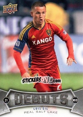 Sticker Luis Gil - Mls 2012 - Upper Deck