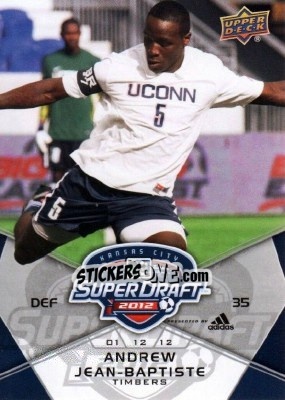 Sticker Andrew Jean-Baptiste - Mls 2012 - Upper Deck