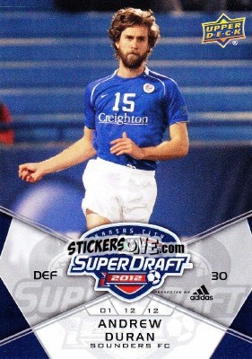 Cromo Andrewuran - Mls 2012 - Upper Deck