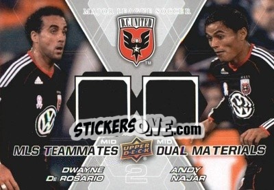 Cromo Brian Ching / Dwayne De Rosario - Mls 2012 n. CD - Upper Deck