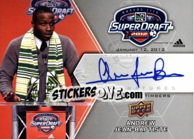 Sticker Andrew Jean-Baptiste - Mls 2012 - Upper Deck