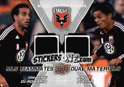 Figurina Dwayne De Rosario / Andy Najar - Mls 2012 - Upper Deck