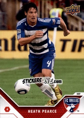 Sticker Heath Pearce - MLS 2011 - Upper Deck