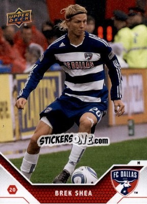 Sticker Brek Shea - MLS 2011 - Upper Deck