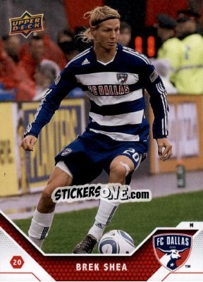 Sticker Brek Shea - MLS 2011 n. 60 - Upper Deck