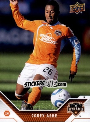 Sticker Corey Ashe - MLS 2011 - Upper Deck