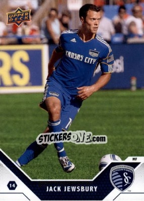 Sticker Jack Jewsbury - MLS 2011 - Upper Deck