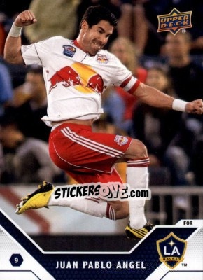 Sticker Juan Pablo Angel - MLS 2011 - Upper Deck