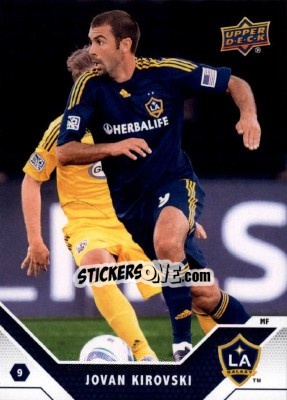 Sticker Jovan Kirovski - MLS 2011 - Upper Deck