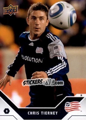 Sticker Chris Tierney - MLS 2011 - Upper Deck