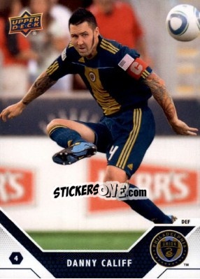 Sticker Danny Califf - MLS 2011 - Upper Deck