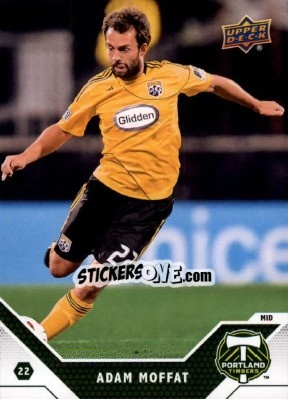 Sticker Adam Moffat - MLS 2011 - Upper Deck