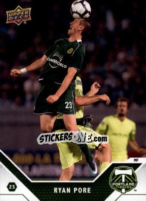 Sticker Ryan Pore - MLS 2011 n. 124 - Upper Deck