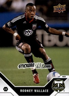 Cromo Rodney Wallace - MLS 2011 - Upper Deck