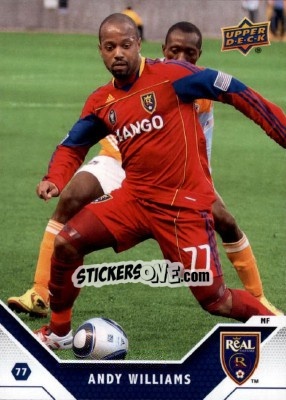 Sticker Andy Williams - MLS 2011 - Upper Deck