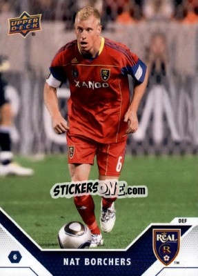 Sticker Nat Borchers - MLS 2011 - Upper Deck