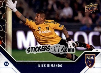 Cromo Nick Rimando - MLS 2011 - Upper Deck