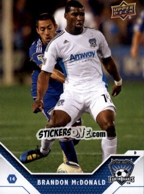 Sticker Brandon McDonald - MLS 2011 - Upper Deck