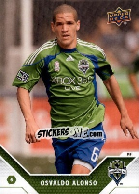 Sticker Osvaldo Alonso - MLS 2011 - Upper Deck