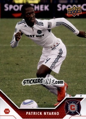 Sticker Patrick Nyarko - MLS 2011 n. 2 - Upper Deck