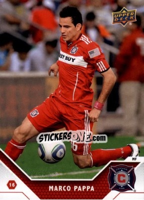 Sticker Marco Pappa - MLS 2011 n. 3 - Upper Deck