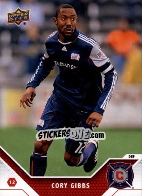 Sticker Cory Gibbs - MLS 2011 - Upper Deck