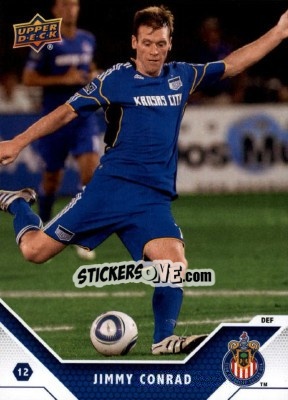 Sticker Jimmy Conrad - MLS 2011 n. 10 - Upper Deck