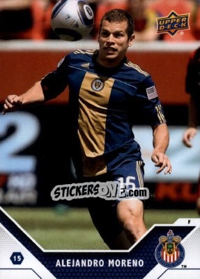 Sticker Alejandro Moreno - MLS 2011 - Upper Deck