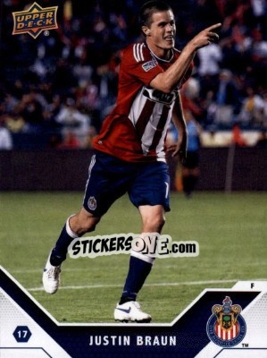Sticker Justin Braun - MLS 2011 - Upper Deck