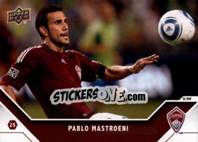 Sticker Pablo Mastroeni - MLS 2011 n. 21 - Upper Deck