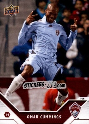 Sticker Omar Cummings - MLS 2011 n. 22 - Upper Deck
