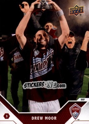 Sticker Drew Moor - MLS 2011 - Upper Deck