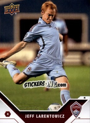 Sticker Jeff Larentowicz - MLS 2011 - Upper Deck